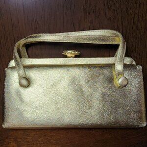 Vintage Gold After 5 Evening Purse with Coin Purse